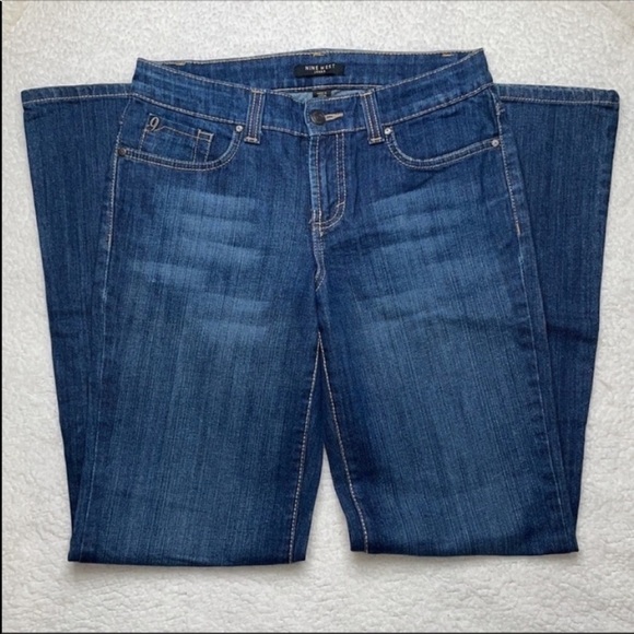 Nine West Jeans Size 4 Denim Flare wide leg Size 4 / 26 - Picture 3 of 9